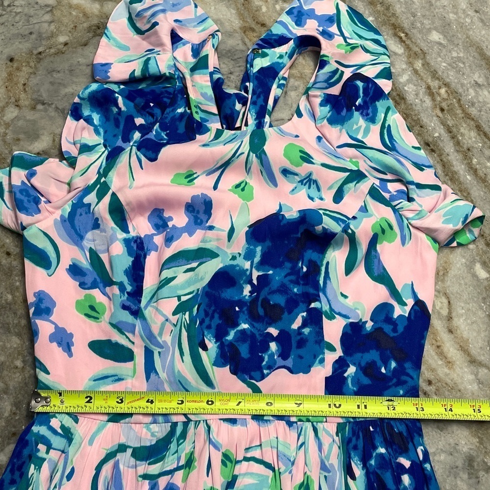NWT Lilly Pulitzer Rory Dress Pink Tropics Sweet Pea Size 0 - Picture 10 of 12
